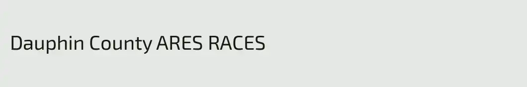 Dauphin County ARES RACES